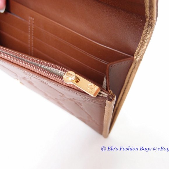 NIB Longchamp LM Cuir Leather Flap Snap Wallet BROWN 100% AUTHENTIC - Picture 14 of 14